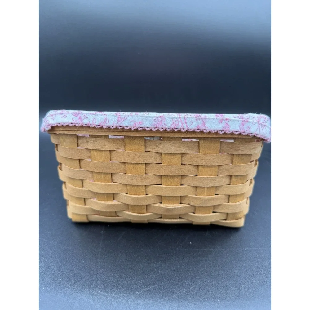 🧺💗 Longaberger 2009 Horizon of Hope Basket – w/ Liner & Protector 💗🧺